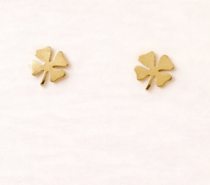 Four leaf Clover Stud Earrings