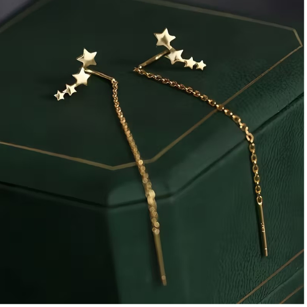 AIVEO Stars Gold Plated Earrings - Image 3