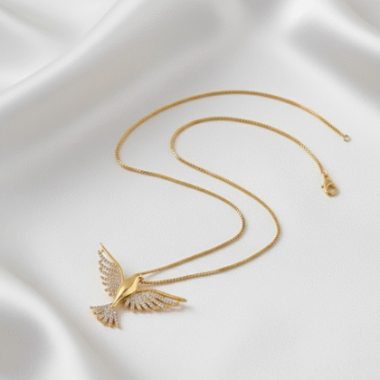 Stone Eagle Pendant Necklace