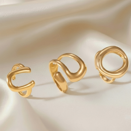 O-shaped Fashion Rings