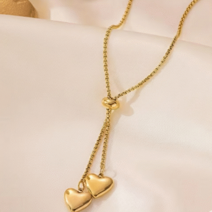 Adjustable Heart Pendant Necklace