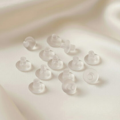 Silicone Earring Backs 10pcs Soft Rubber Safety Stoppers