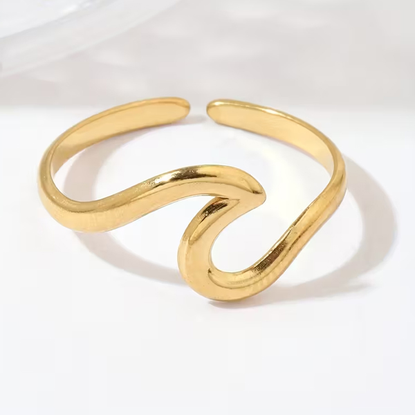 Wave inspired Open ring - Image 3