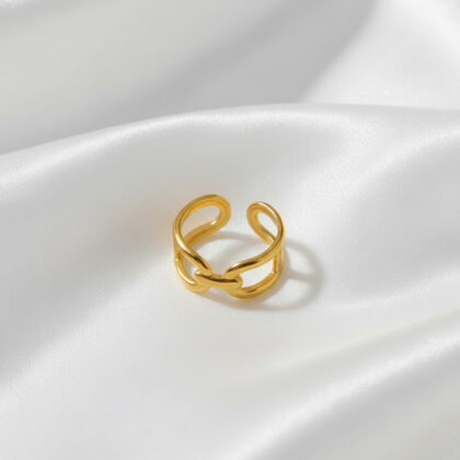 Chain Link Open Ring