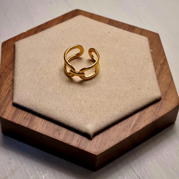 Chain Link Open Ring - Image 3