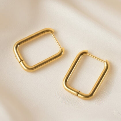 Hypoallergenic Fade-Resistant Square Earrings