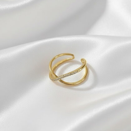 Tear Drop, Broad Open Ring