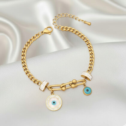 Evileye Charms Chain Bracelet
