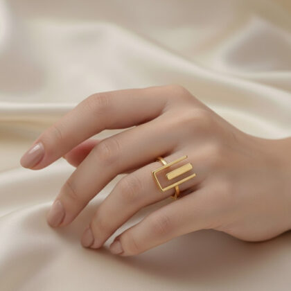 Geometric Rectangle Ring
